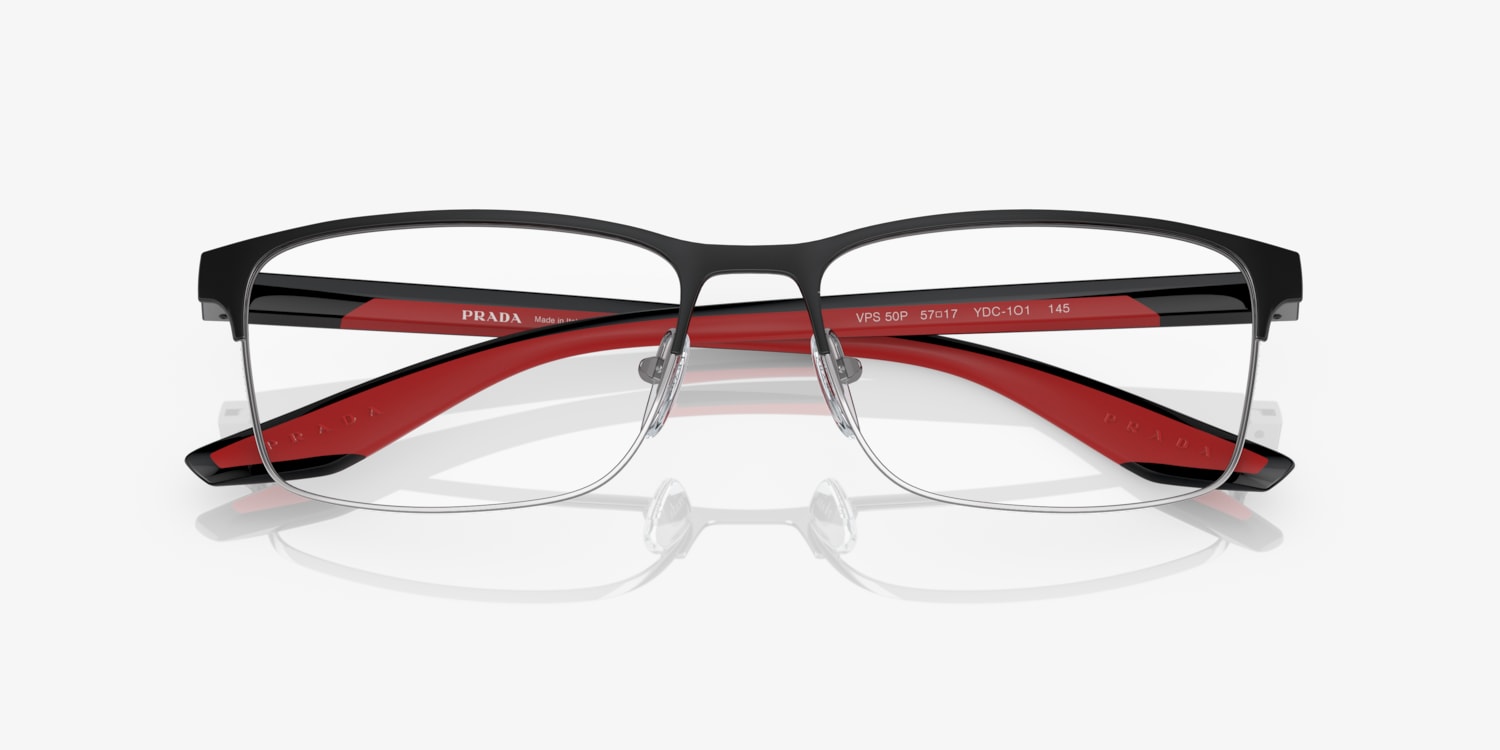 PRADA LINEA ROSSA EYEGLASSES - PS 50PV YDC1O1 55