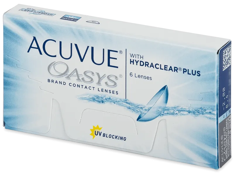 Acuvue Oasys 2-Week Disposable Contact Lenses, Pack of 6