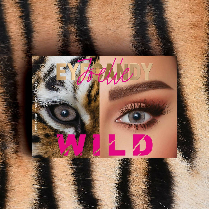 EYECANDY WILD CONTACT LENS - TIGER PLANO - Pack Of 2 - Monthly