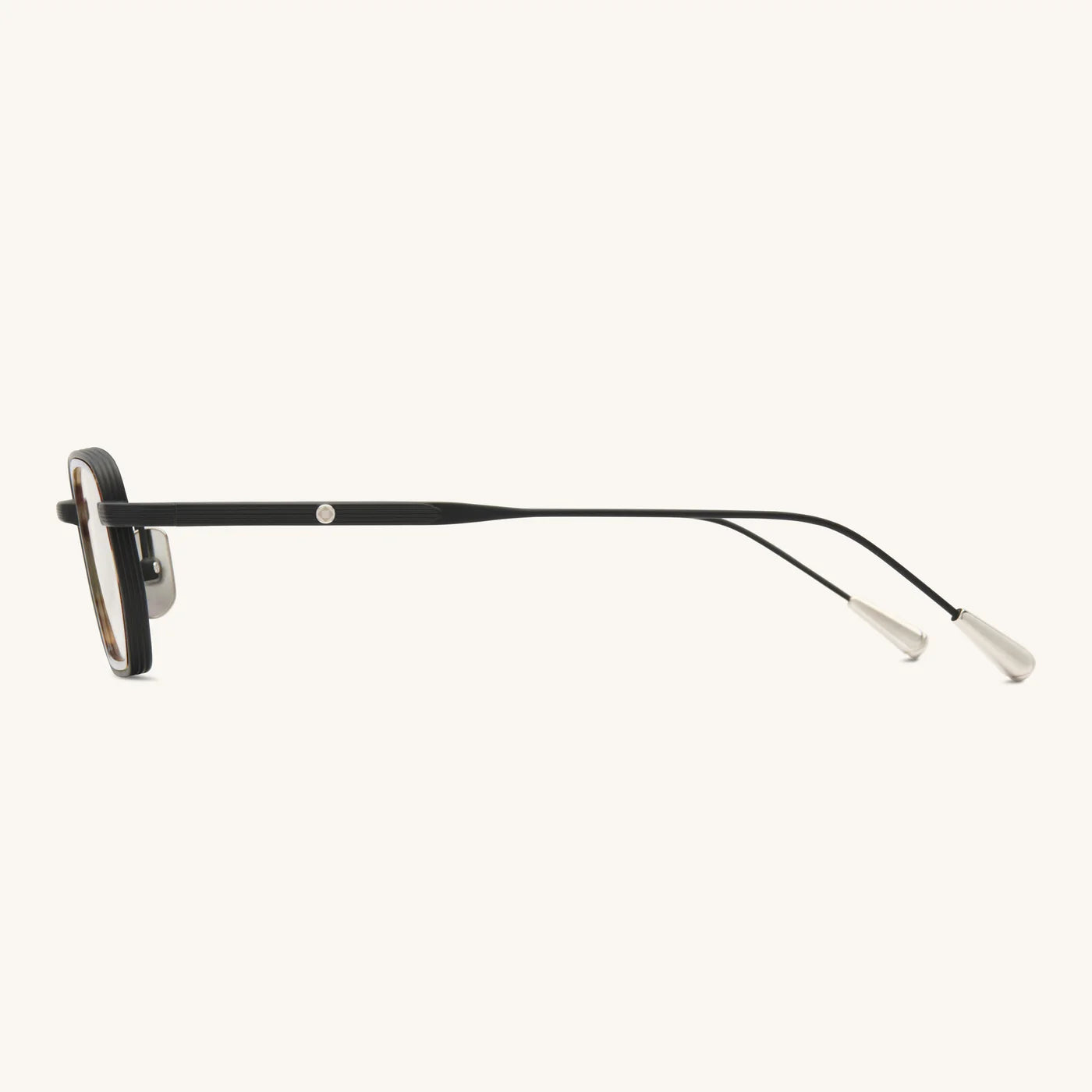 LUNETTERIE GENERALE EYEGLASSES - ALL THE TIME THE WORD - BLACK PALLADIUM 48