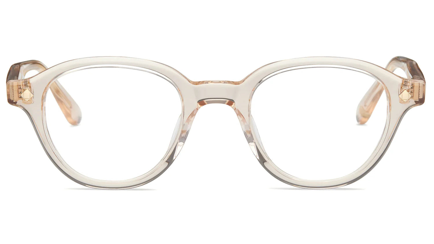LUNETTERIE GENERALE EYEGLASSES - BON VIVANT SAND CRYSTAL/14K GOLD 48