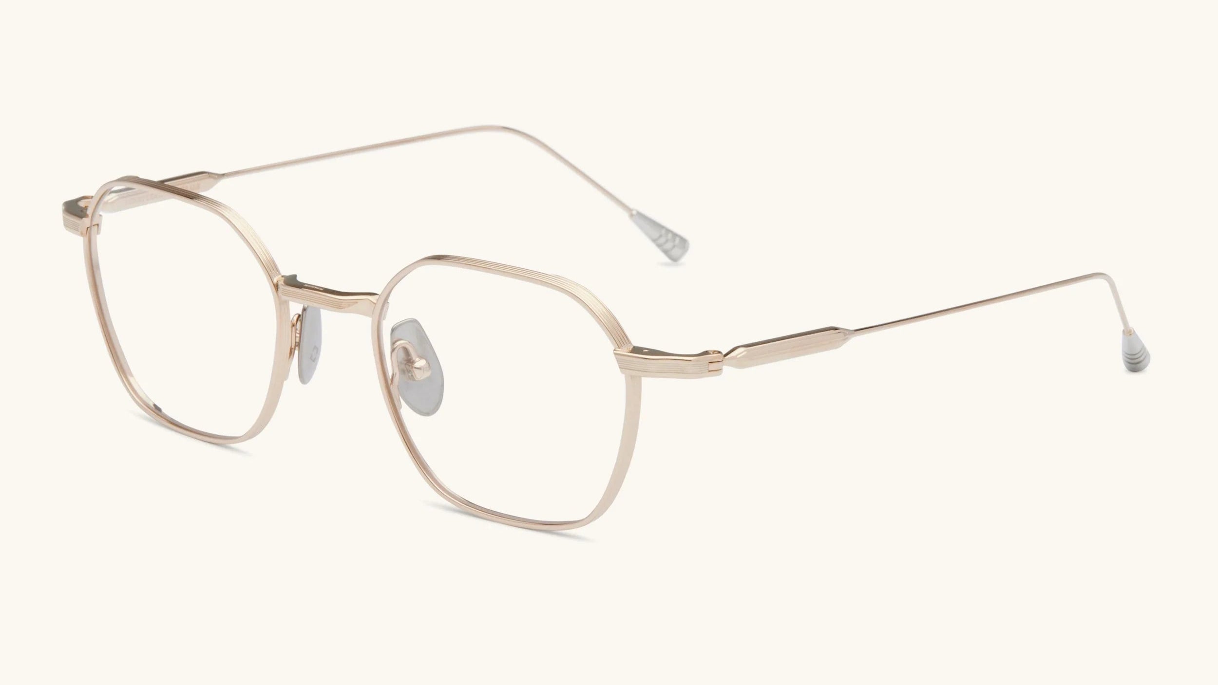 LUNETTERIE GENERALE EYEGLASSES - CAVALIER SEUL - CHAMPAGNE/PALLADIUM 50