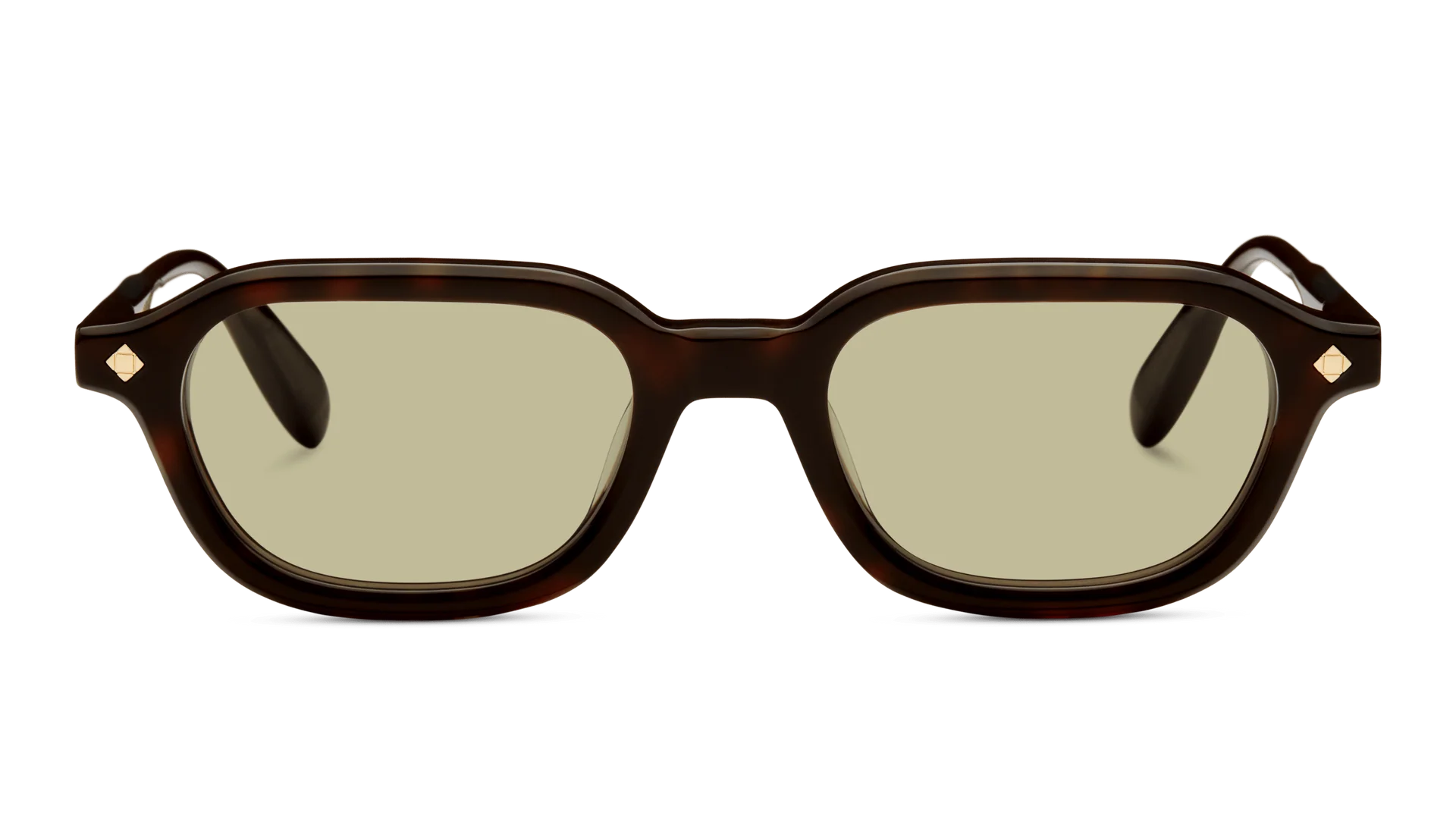 LUNETTERIE GENERALE SUNGLASSES - DOLCE FAR NIENTE DARK TORTOISE/18K GOLD