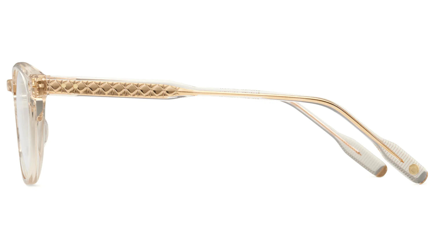 LUNETTERIE GENERALE EYEGLASSES - DOLCE VITA SMOKED CRYSTAL/18K GOLD