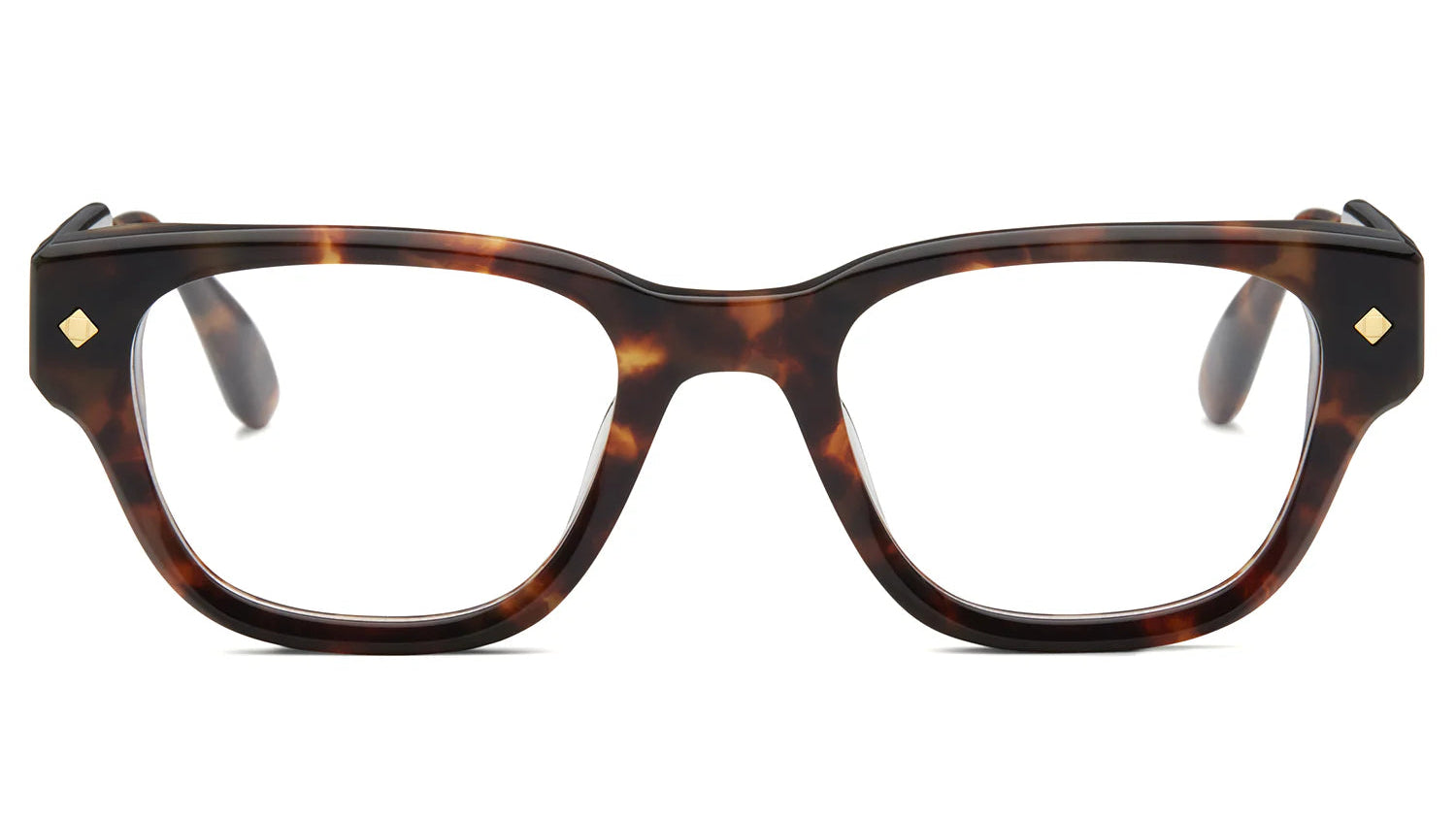 LUNETTERIE GENERALE EYEGLASSES - MINUIT MOINS UNE MEDIUM TORTOISE 24K GOLD 54