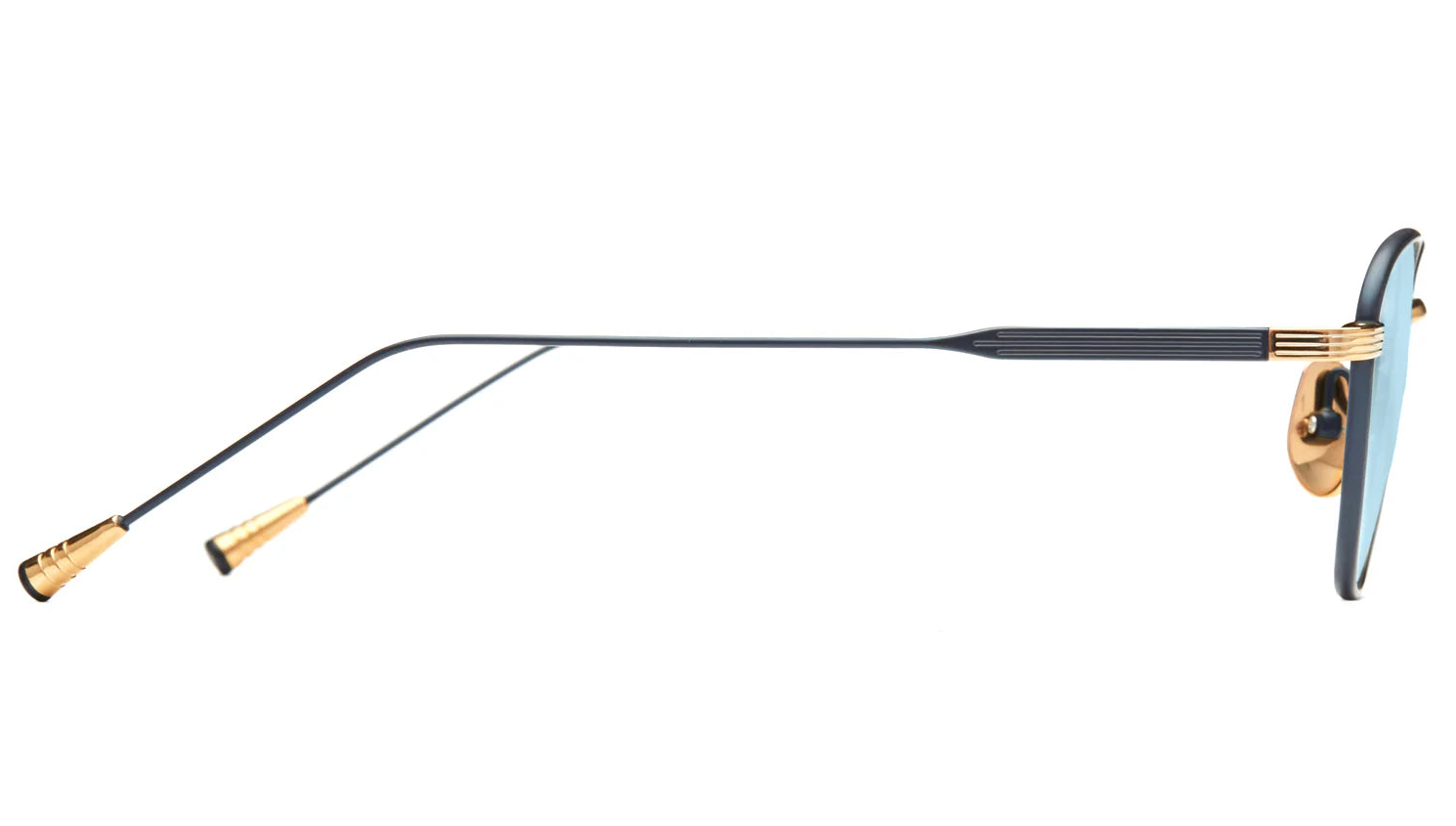 LUNETTERIE GENERALE SUNGLASSES - MARMONT 18K GOLD & BLUE 51