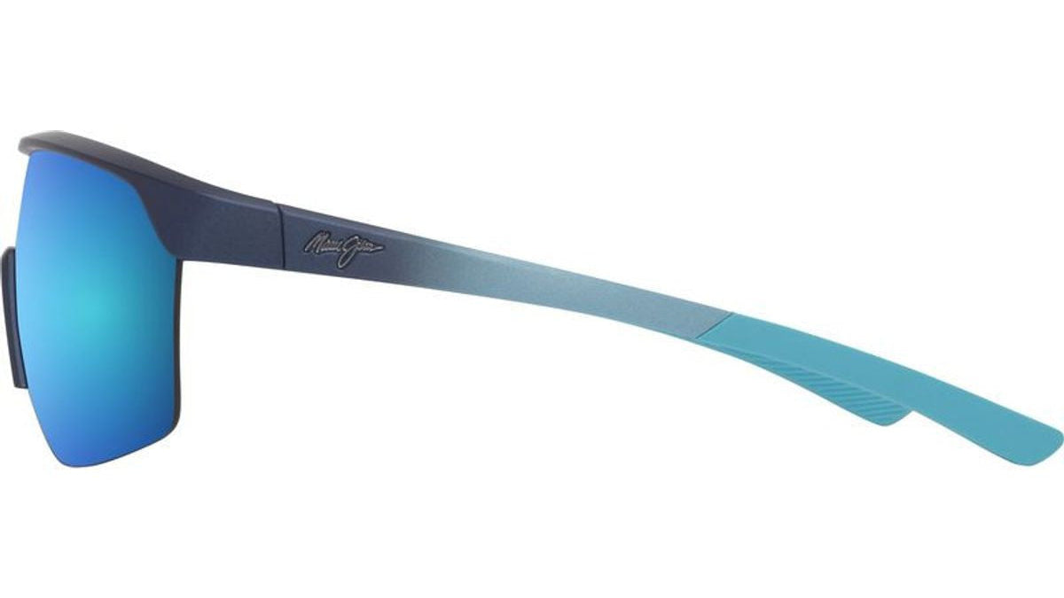 MAUI JIM SUNGLASSES - B596-02/MJ0596SA-004 BLUE HAWAII PALUNA AF METAL MTT DRK BLUE