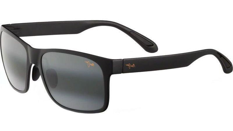 MAUI JIM SUNGLASSES - READER +2.50 432 2M RED SANDS BLACK MATTE
