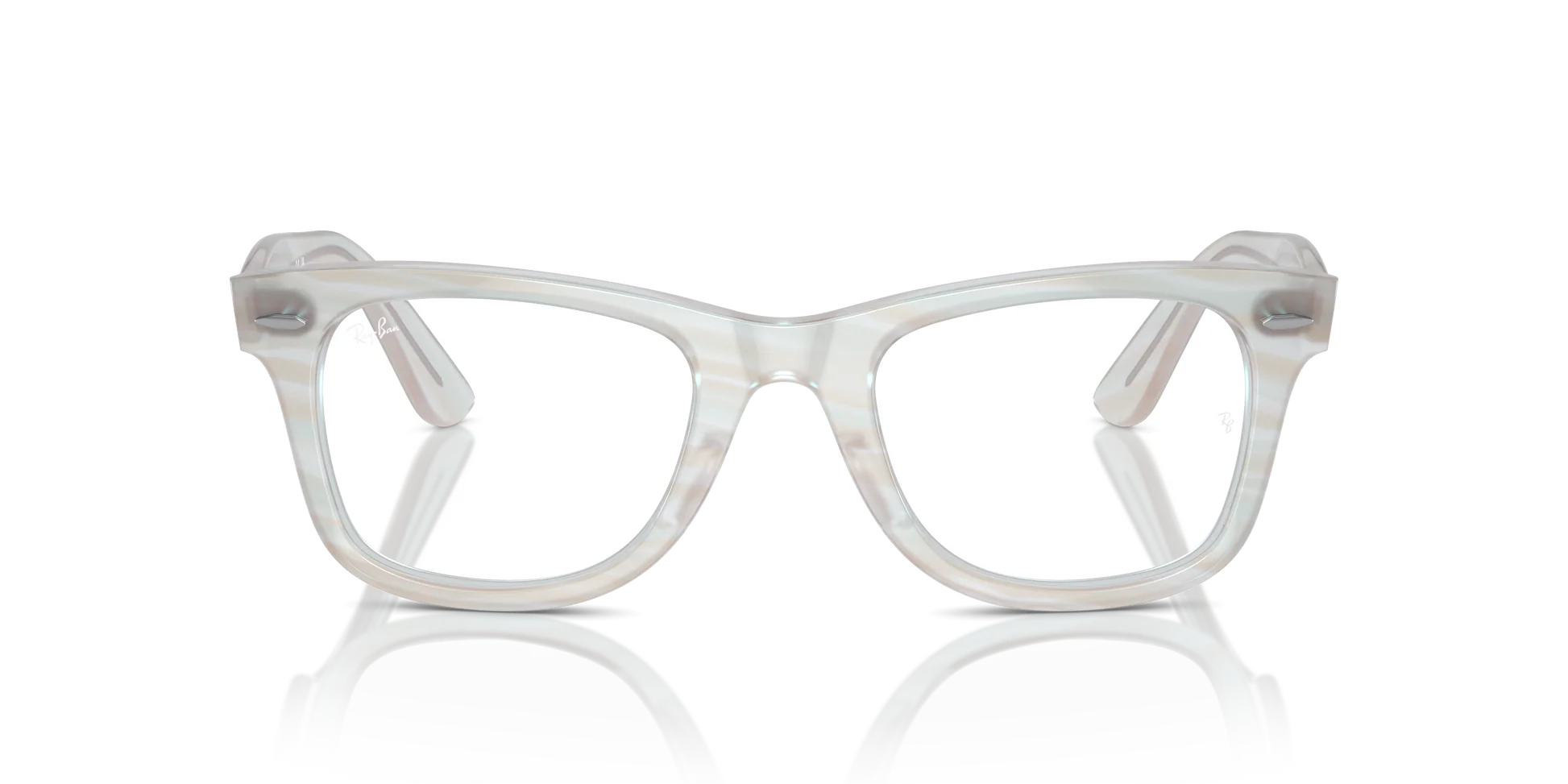 RAYBAN EYEGLASSES WAYFARER EASE - RX4340V 8382 50 - Photo Striped Light Blue