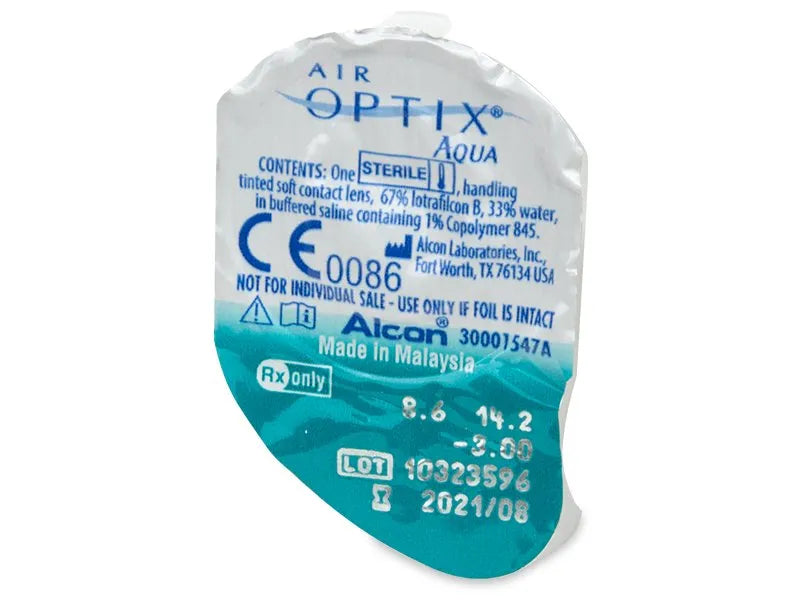 Air Optix Aqua Contact Lenses - Monthly - Pack of 6
