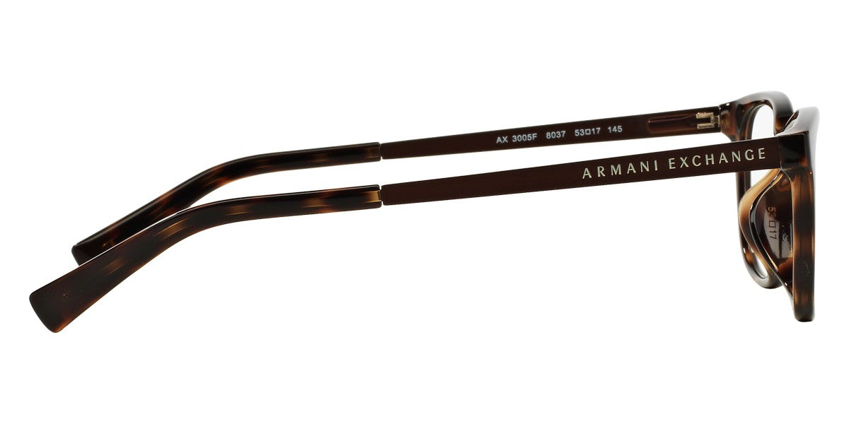 ARMANI EXCHANGE EYEGLASSES - AX3005 8037 52 - Shiny Havana