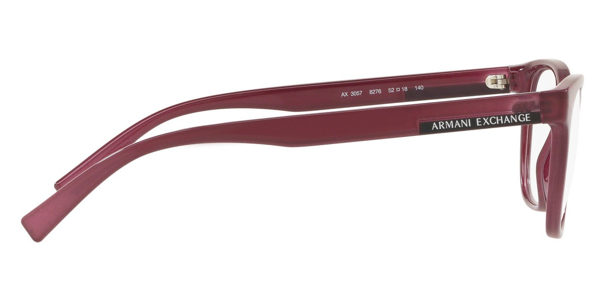 ARMANI EXCHANGE EYEGLASSES - AX3057F 8276 52 - Shiny Red