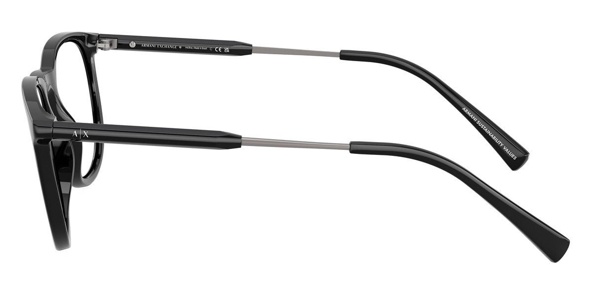 ARMANI EXCHANGE EYEGLASSES - AX3127 8158 52 - Shiny Black