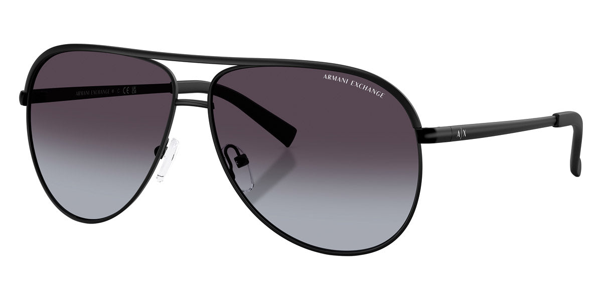 ARMANI EXCHANGE SUNGLASSES - AX2002 60008G 61 - Matte Black