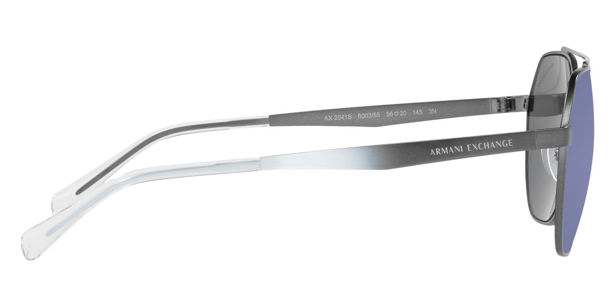 ARMANI EXCHANGE SUNGLASSES - AX2041S 600355 56 - Matte Gunmetal