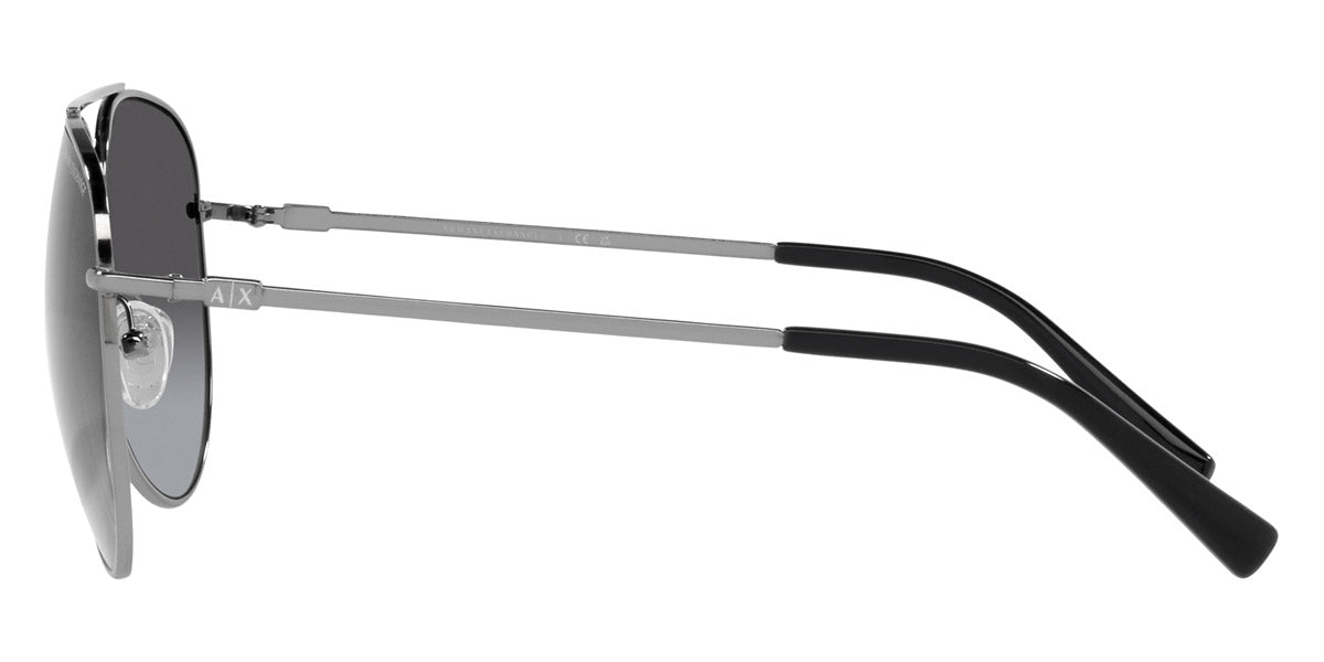 ARMANI EXCHANGE SUNGLASSES - AX2043S 60038G 59 - Shiny Gunmetal