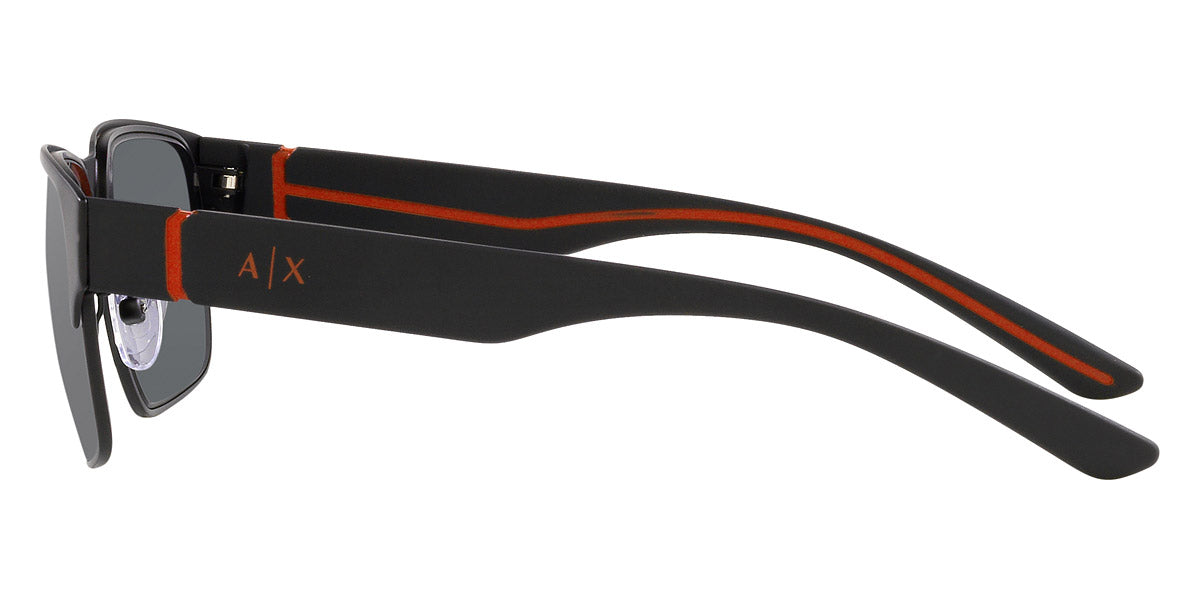 ARMANI EXCHANGE SUNGLASSES - AX2046S 60006G 57 - Matte Black/Red