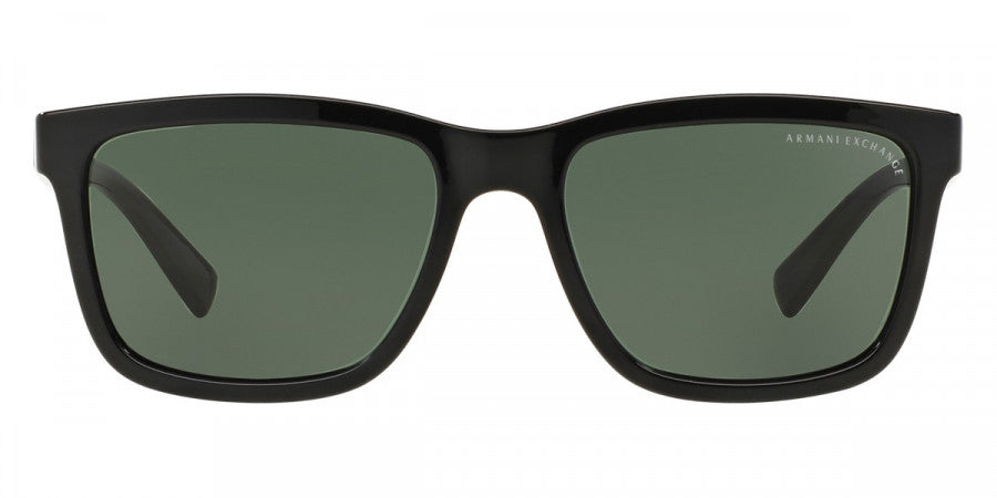 ARMANI EXCHANGE SUNGLASSES - AX4045S 817871 56 - Shiny Black
