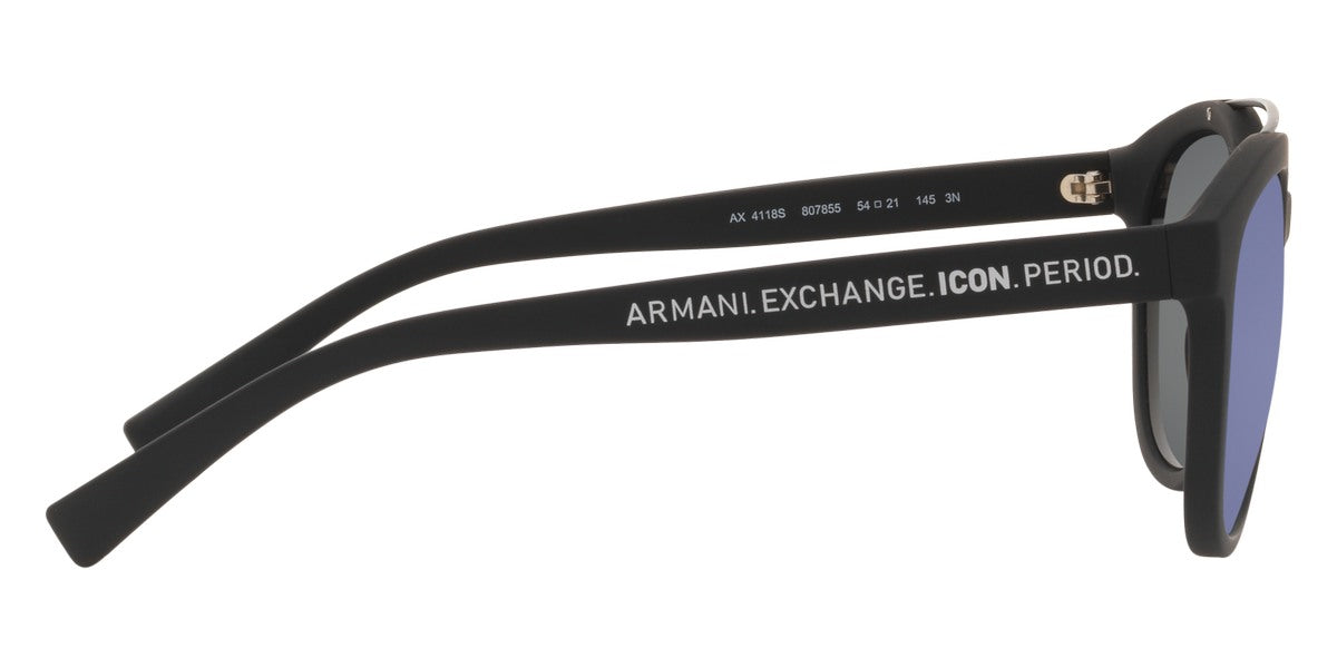 ARMANI EXCHANGE SUNGLASSES - AX4118S 807855 54 - Matte Black
