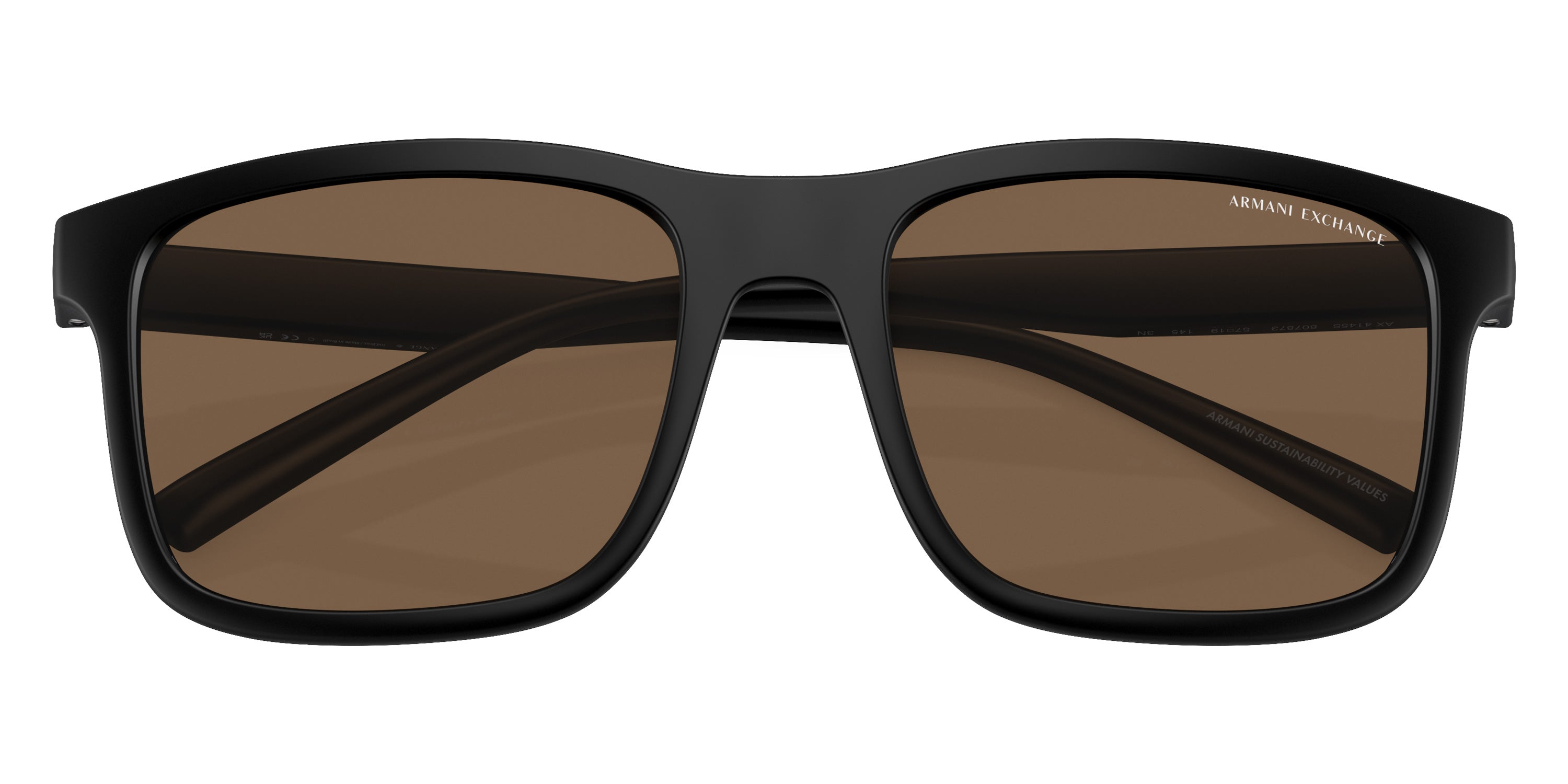 ARMANI EXCHANGE SUNGLASSES - AX4145S 807873 57 - Matte Black