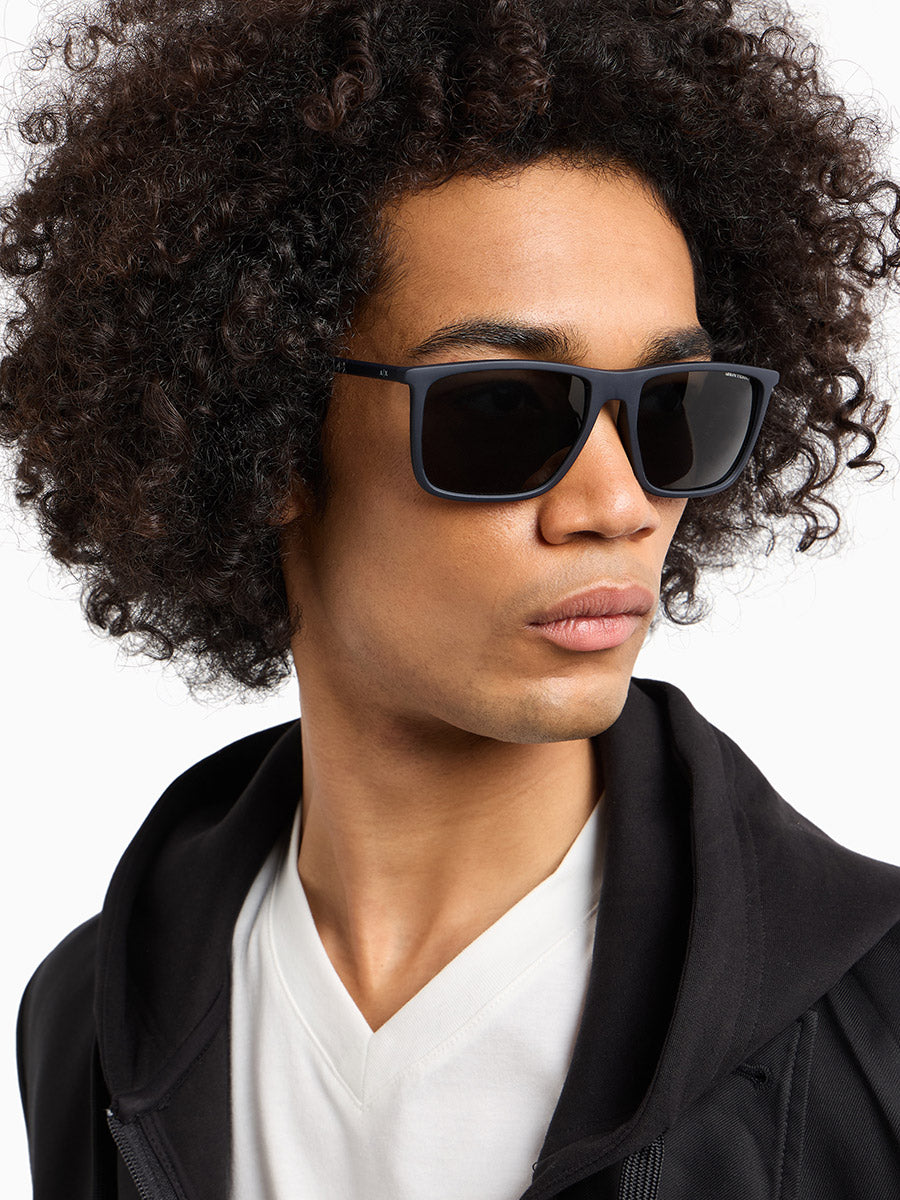 ARMANI EXCHANGE SUNGLASSES - AX4160S 838087 57 - Matte Blue