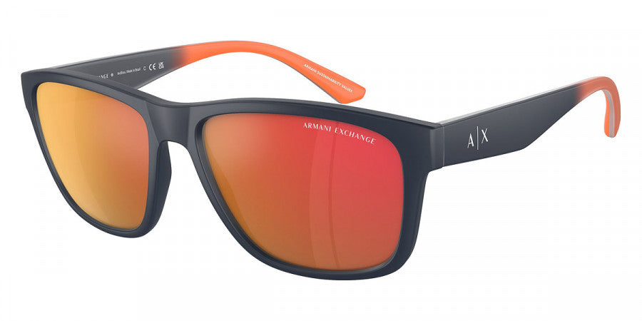 Armani Exchange™ AX4135S 81816Q 59 - Matte Blue/Blue Gradient Orange