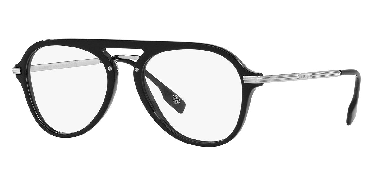 BURBERRY EYEGLASSES BAILEY - BE2377 3001 55 - Black and Silver