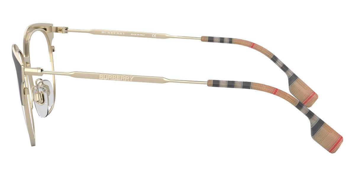 BURBERRY EYEGLASSES - BE1334 1109 52 - Pale Gold/Black