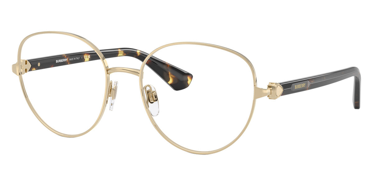 BURBERRY EYEGLASSES - BE1394 1109 55 - Light Gold/Yellow Havana