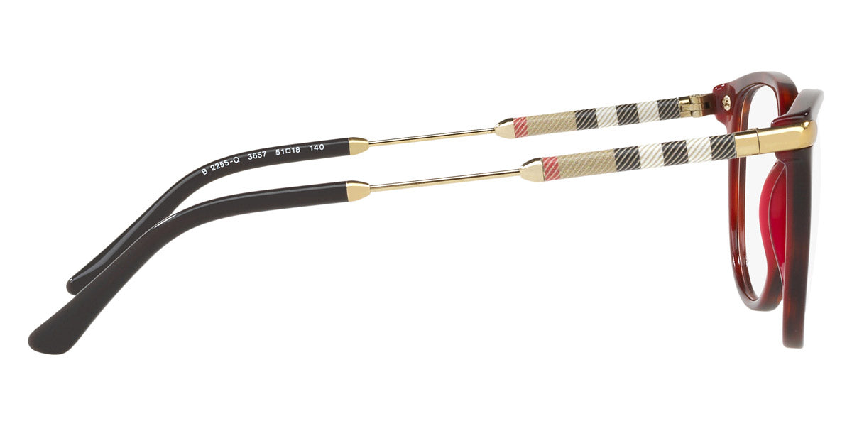 BURBERRY EYEGLASSES - BE2255Q 3657 51 - Top Havana on Bordeaux