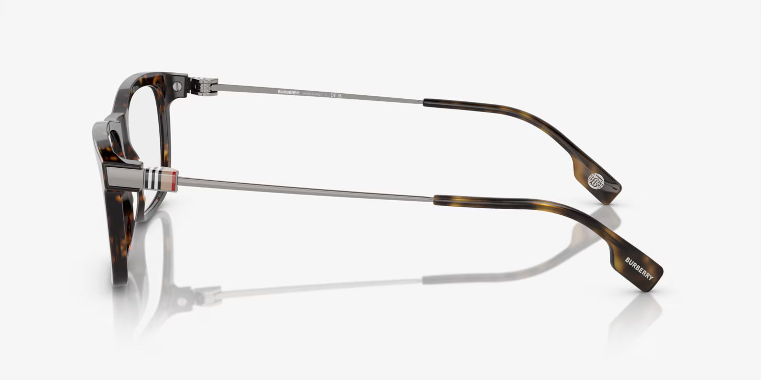 BURBERRY EYEGLASSES - BE2384 3002 53 - Dark Havana/Gunmetal