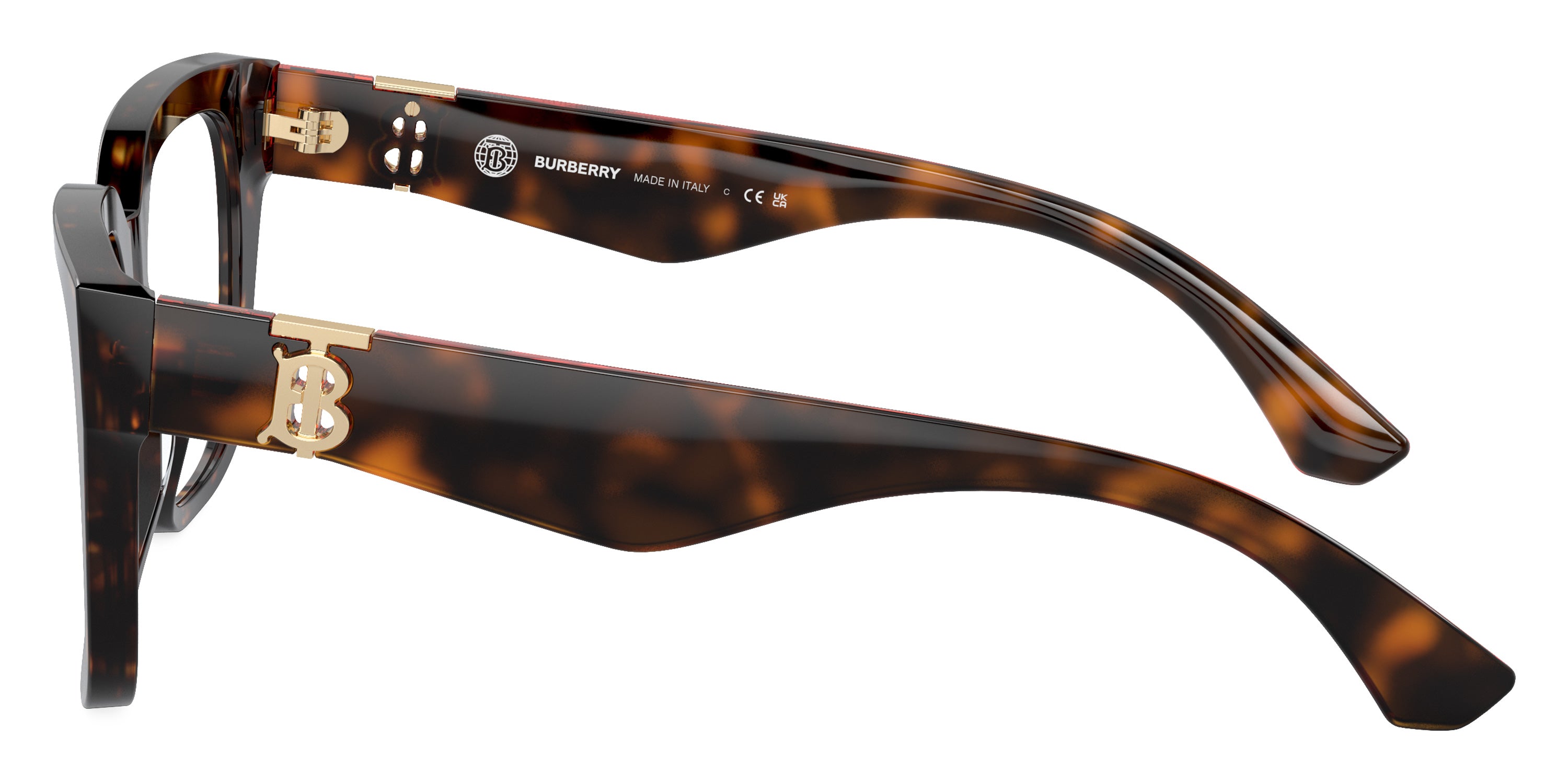 BURBERRY EYEGLASSES - BE2403 3002 51 - DARK HAVANA