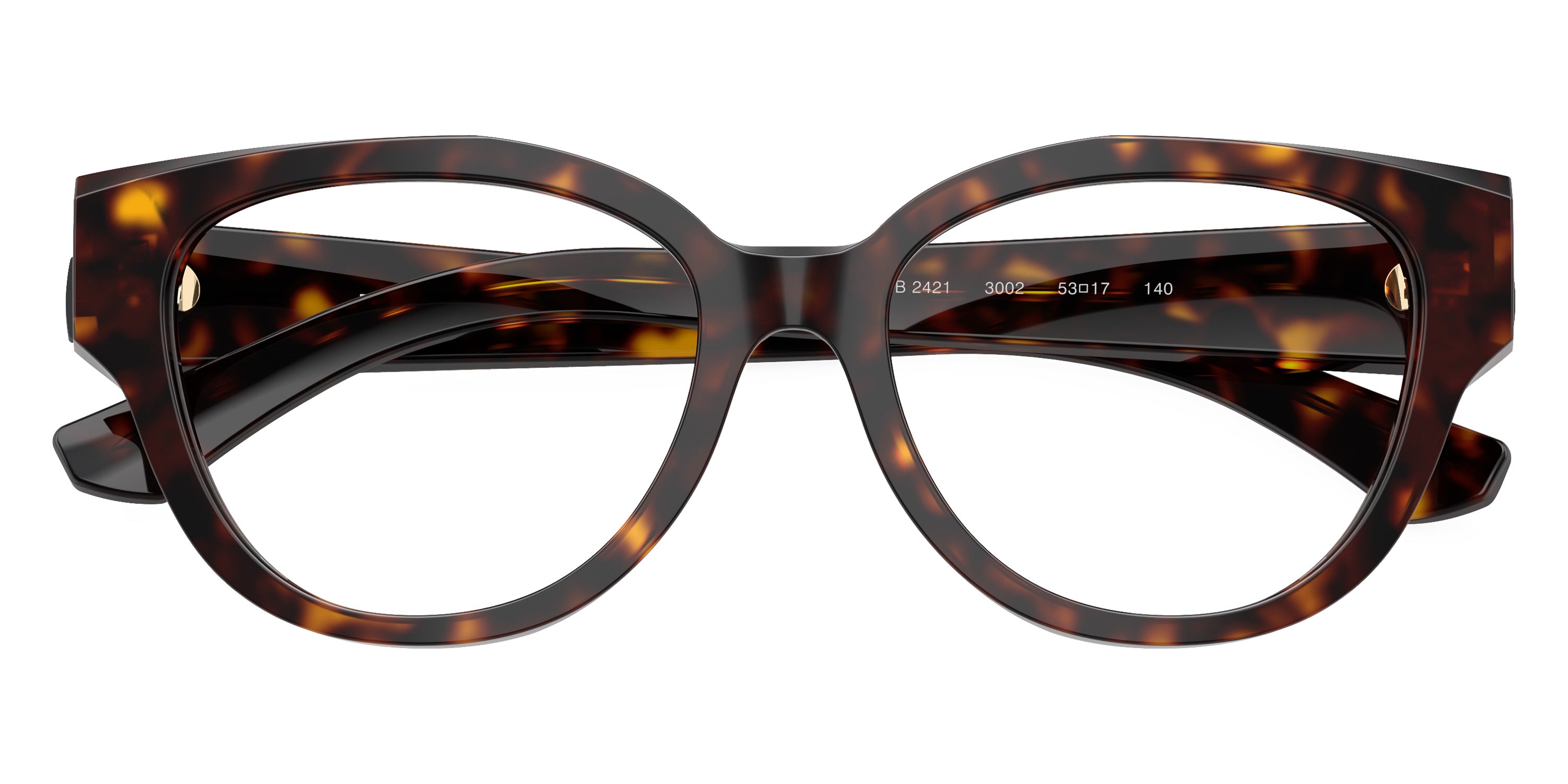 BURBERRY EYEGLASSES - BE2421 3002 53 - Dark Havana