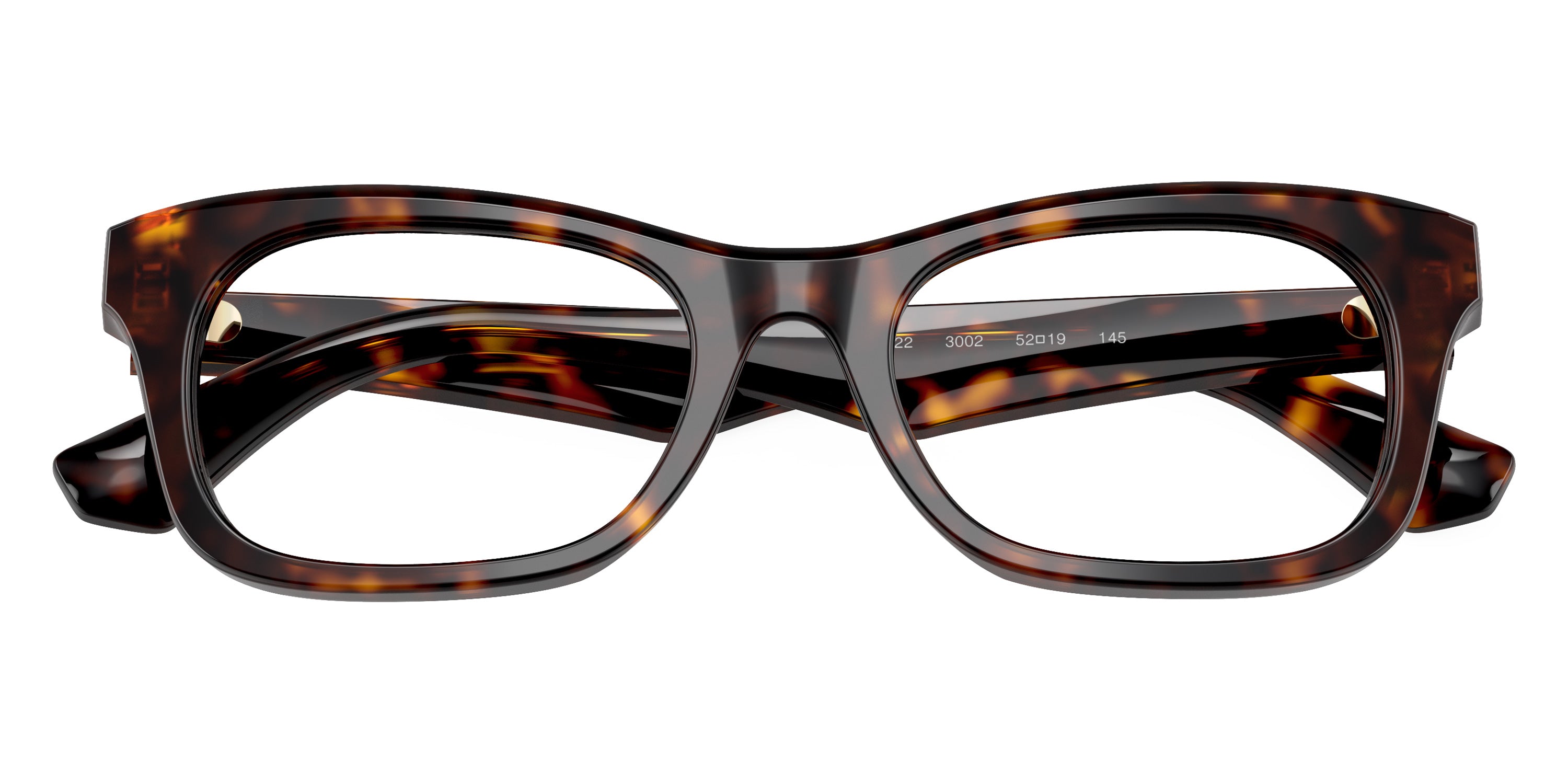 BURBERRY EYEGLASSES - BE2422 3002 50 - DARK HAVANA