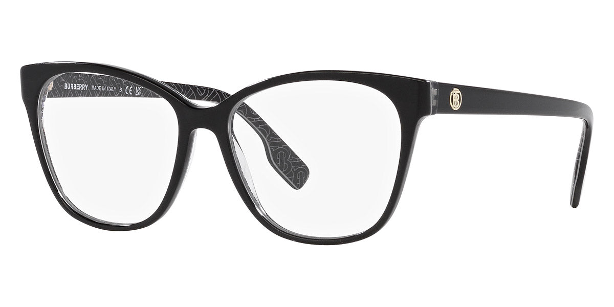 BURBERRY EYEGLASSES CAROLINE - BE2345 3977 52 - Black/Print TB/Crystal