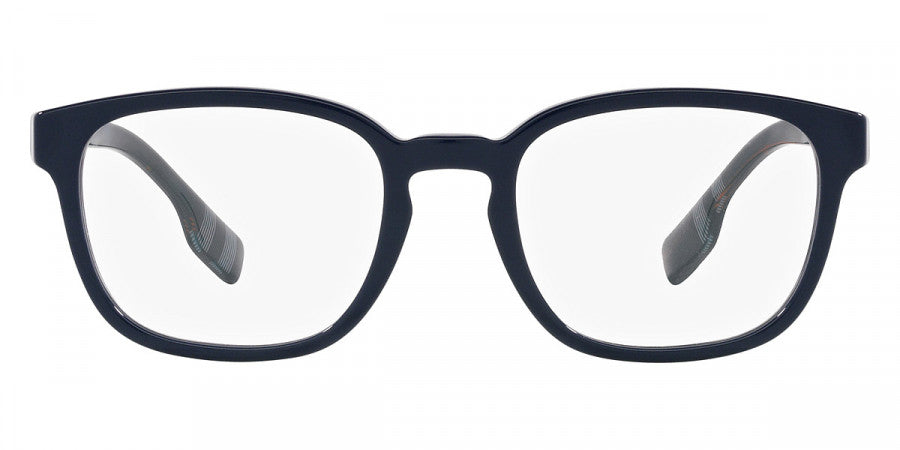 BURBERRY EYEGLASSES EDISON - BE2344 4076 53 - Blue and Top Blue on Navy Check