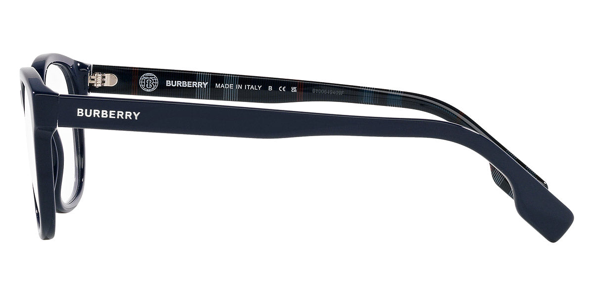 BURBERRY EYEGLASSES EDISON - BE2344 4076 53 - Blue and Top Blue on Navy Check