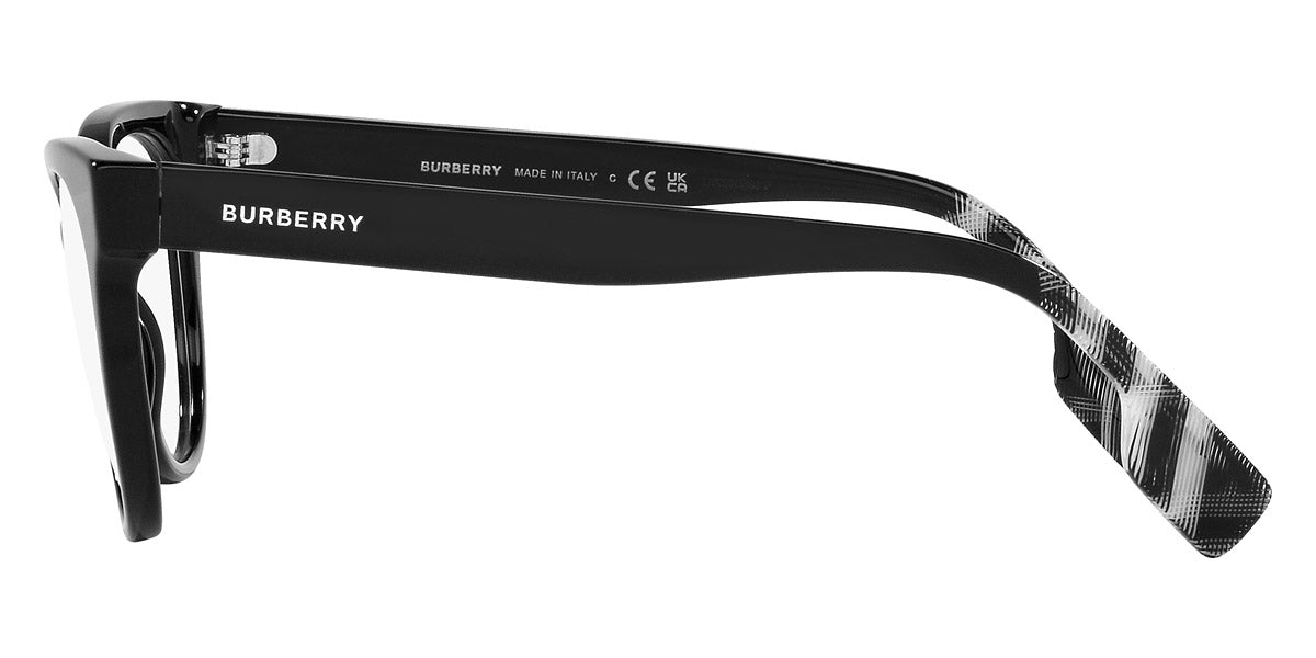 BURBERRY EYEGLASSES EVELYN - BE2375 3001 51 - Black/Check White Black