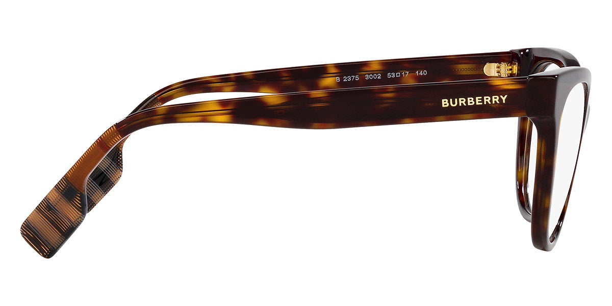 BURBERRY EYEGLASSES EVELYN - BE2375 3002 51 - Dark Havana/Check Brown