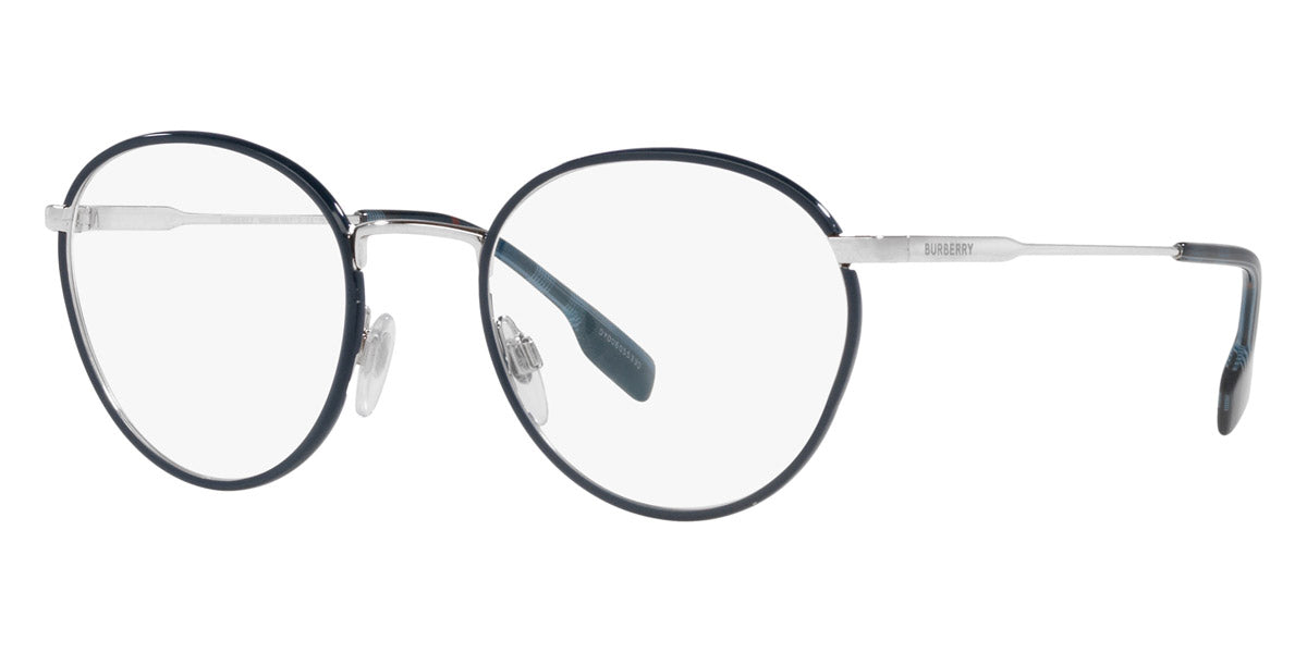 BURBERRY EYEGLASSES HUGO - BE1373 1005 51 - Silver/Blue