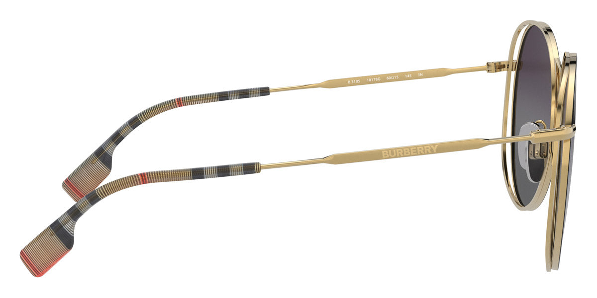 BURBERRY SUNGLASSES - BE3105 10178G 60 - Gold/Black