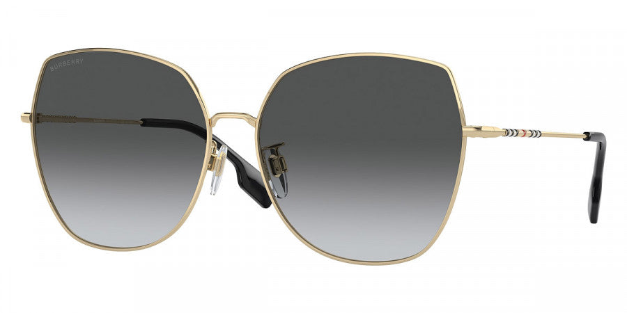 BURBERRY SUNGLASSES - BE3136D 1109T3 60 - Light Gold