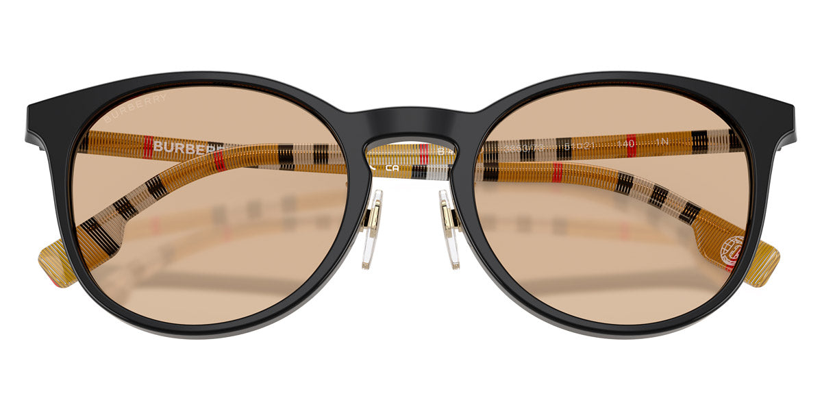 BURBERRY SUNGLASSES - BE4380D 385373 51 - Black/Vintage Check