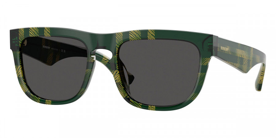 BURBERRY SUNGLASSES - BE4431U 412587 56 - Check Green