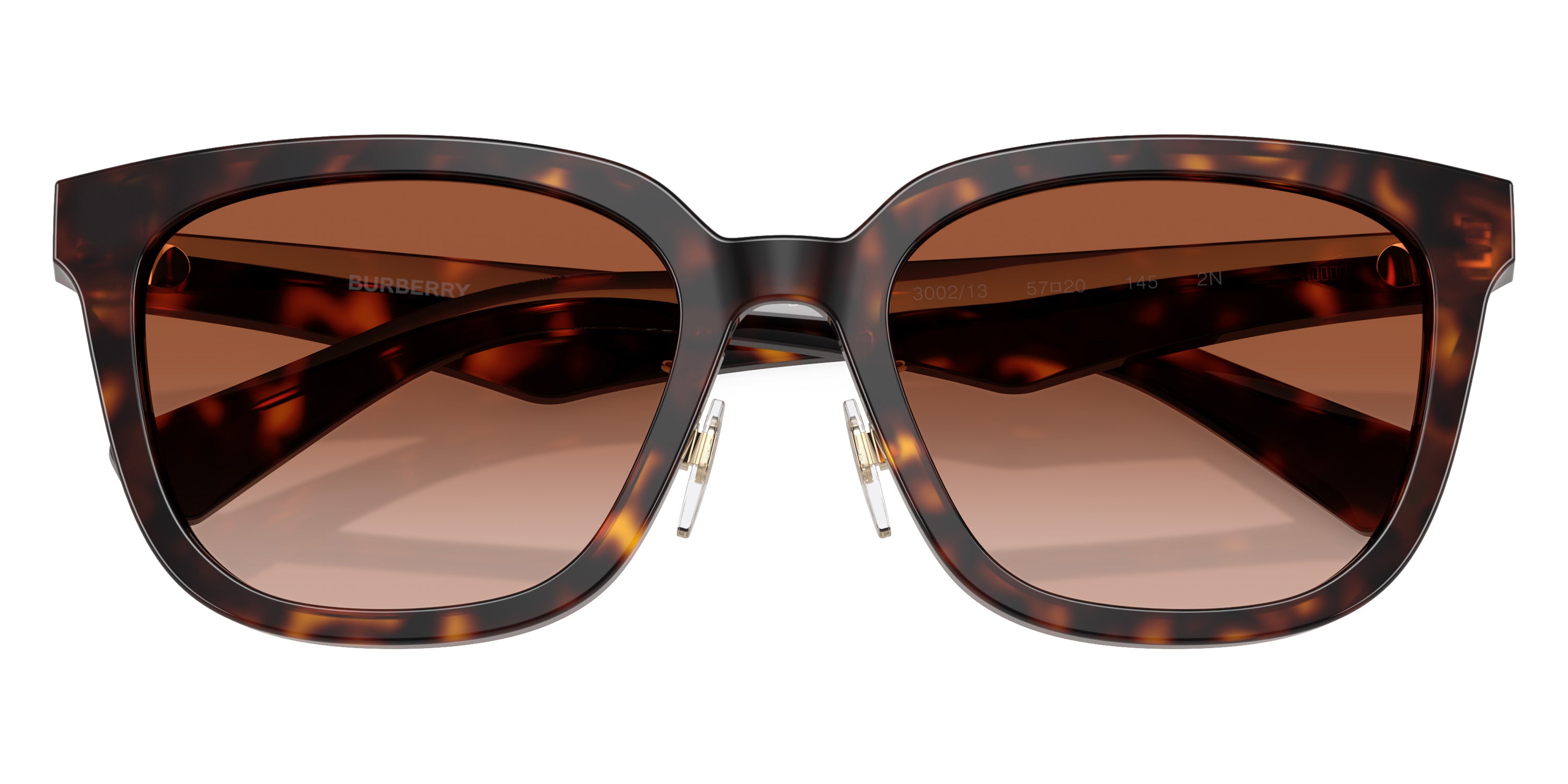 BURBERRY SUNGLASSES - BE4446D 300213 57 - DARK HAVANA