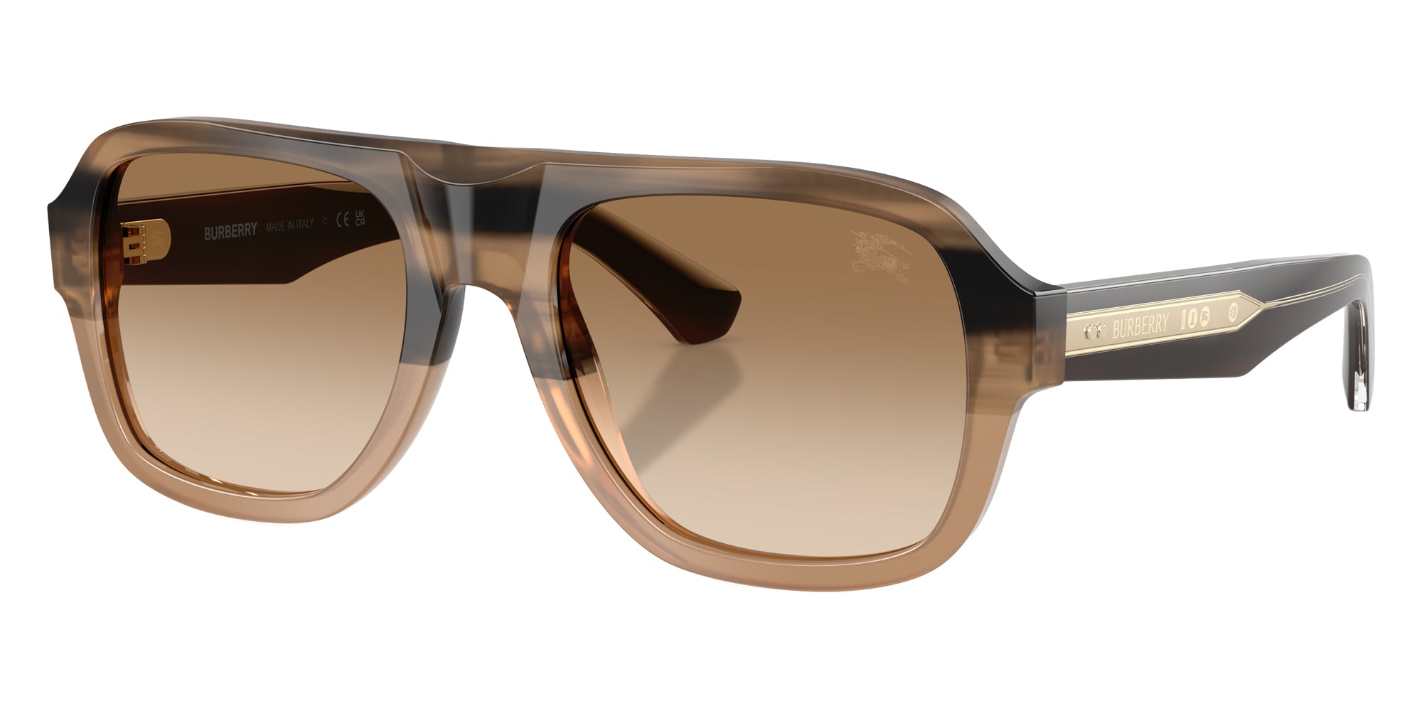 BURBERRY SUNGLASSES - BE4478 420789 55 - Striped Beige
