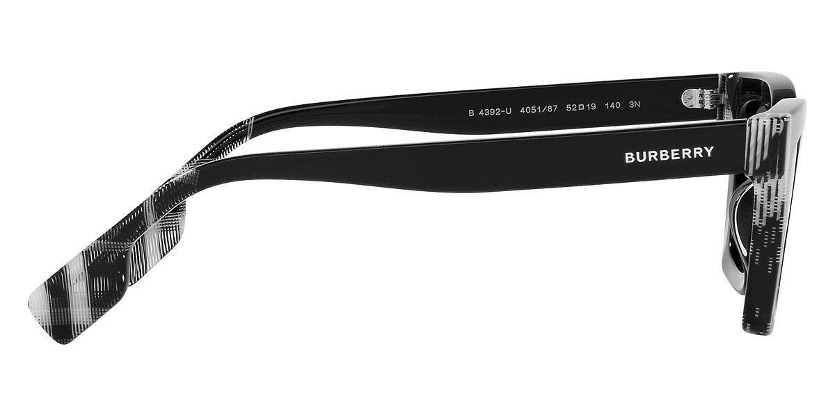BURBERRY SUNGLASSES BRIAR - BE4392U 405187 52 - Black/Check White Black