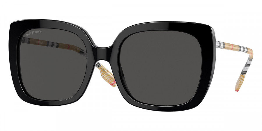BURBERRY SUNGLASSES CAROLL - BE4323 385387 54 - Nero/Vintage Check