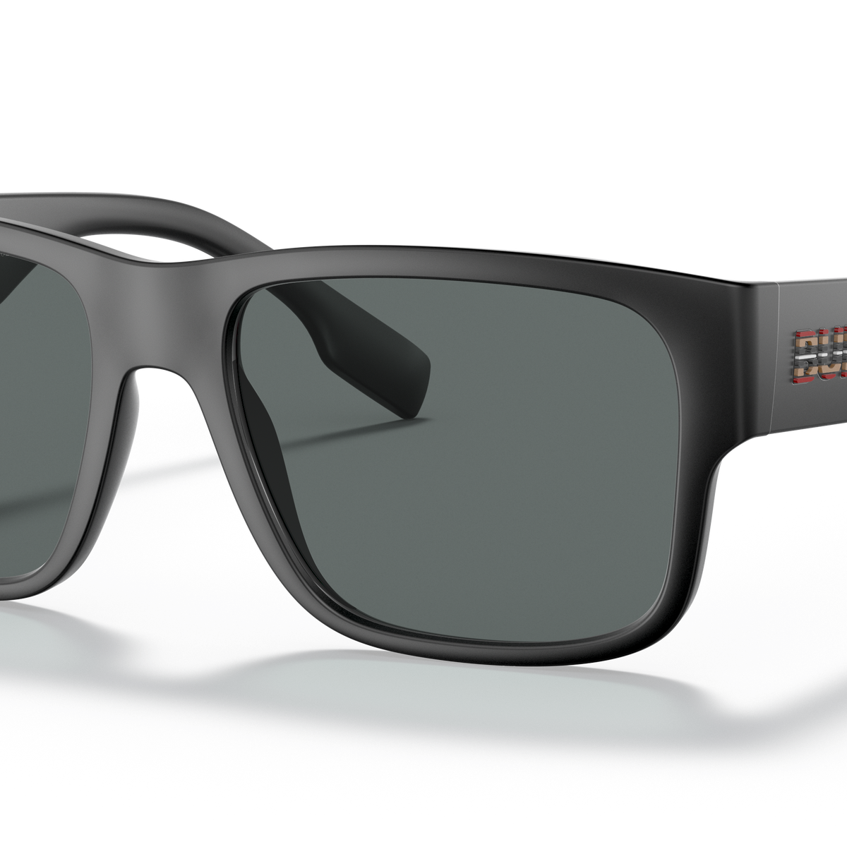 NEW Burberry Black Rectangle Unisex Designer Sunglasses 57 Italy 9C110915-1BEA-45AA-97BD-  main image 3