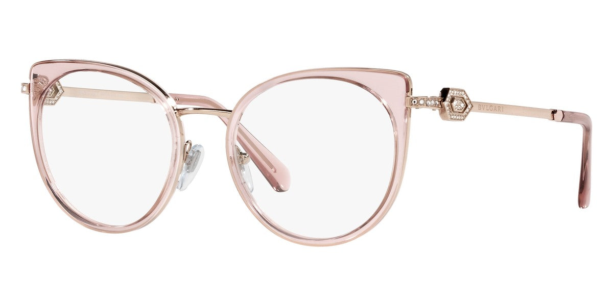 Bvlgari™ BV2228B 2023 49 - Pink Gold/Transparent Pink